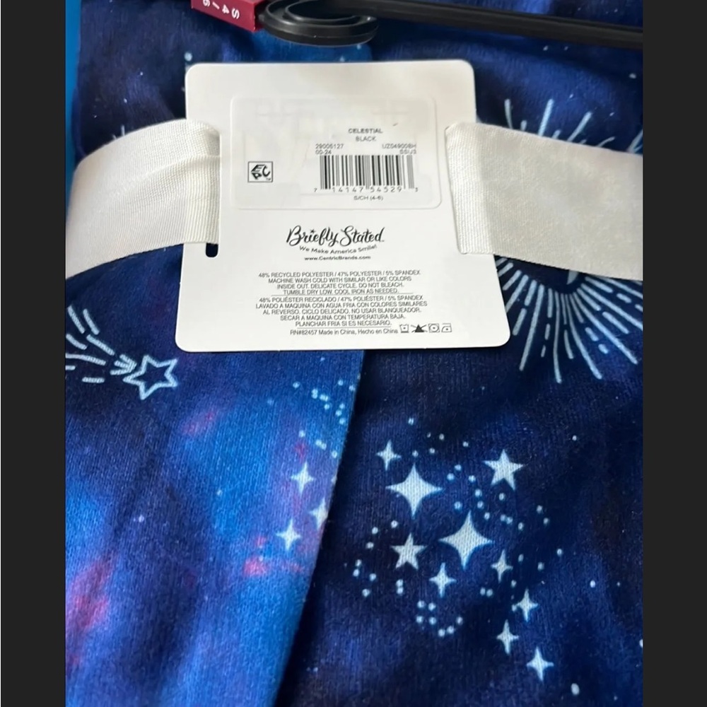 NWT XL  womens sleep pants blue celestial - Picture 4 of 5